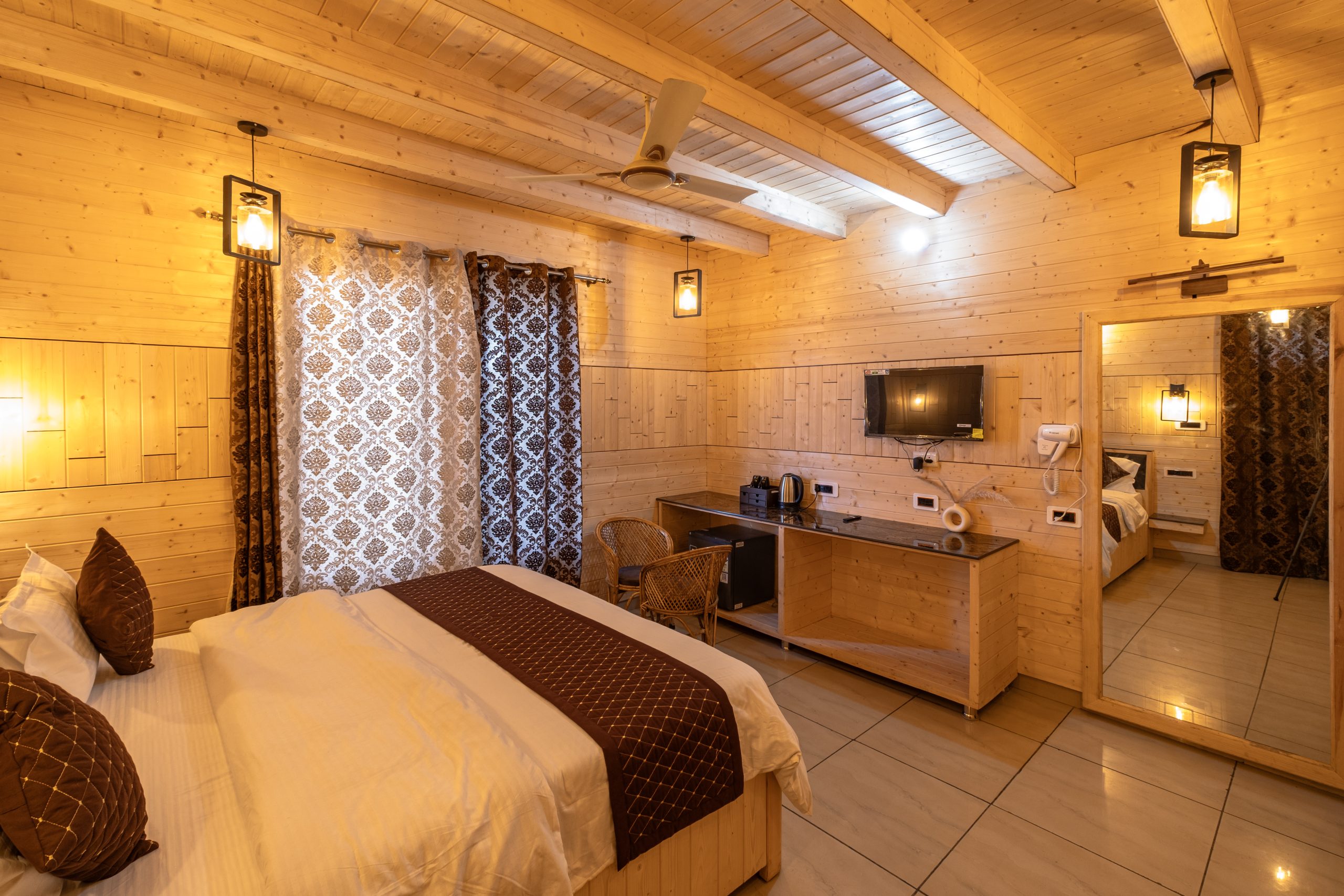 Book room in khajjiar wolf and woods